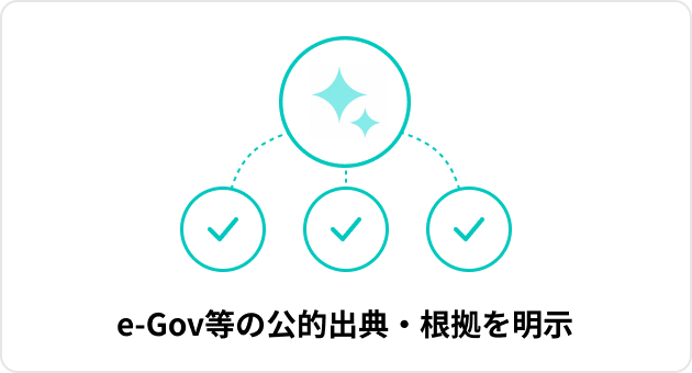 e-Gov等の公的出典・根拠を明示